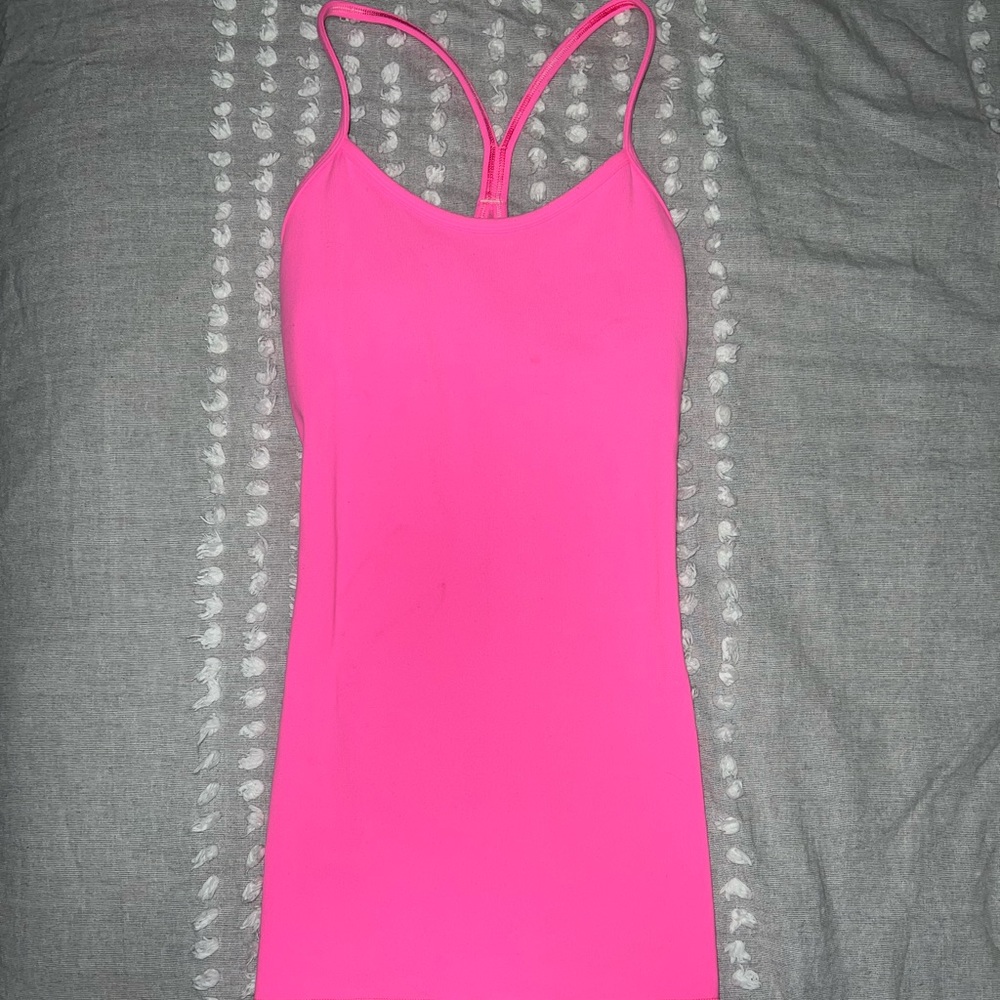 LULULEMON Hot Pink Power Y Tank